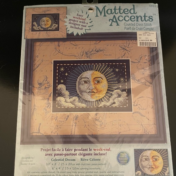 Matted Accents Celestial Dream Cross Stitch Kit - Picture 1 of 3